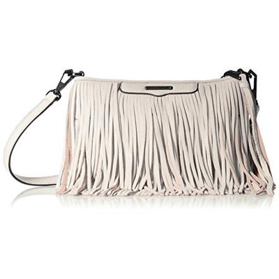白菜价！Rebecca Minkoff Finn 真皮流苏斜挎包