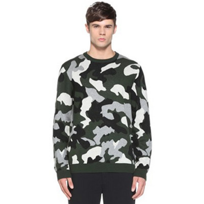 双11返场！TRENDIANO潮迷彩套头圆领针织衫3154033930
