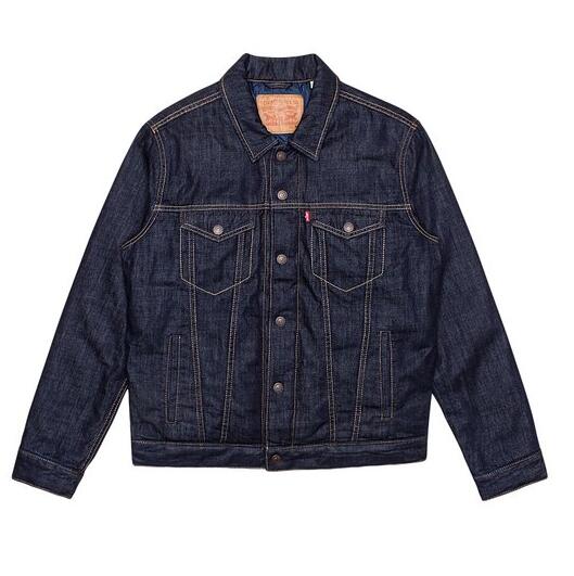 休闲时尚！Levi's 李维斯 羽绒牛仔机车夹克 28483-0002