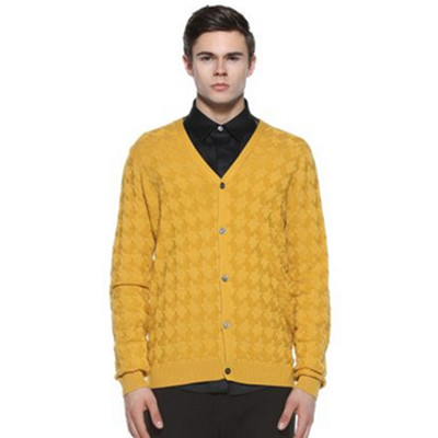 价格实惠！TRENDIANO千鸟格薄长袖针织开衫3143033410