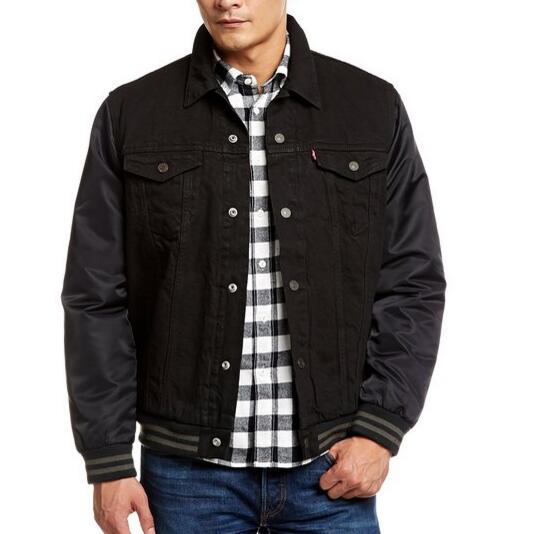 时尚有型！Levi's 李维斯 男牛仔机车夹克 28134-0003