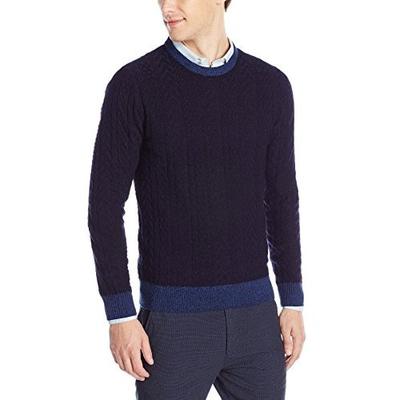 时尚有型！Lucky Brand Holiday 男士时尚撞色毛衣