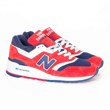 紅藍(lán)限定！New Balance 997 男子復(fù)古跑鞋