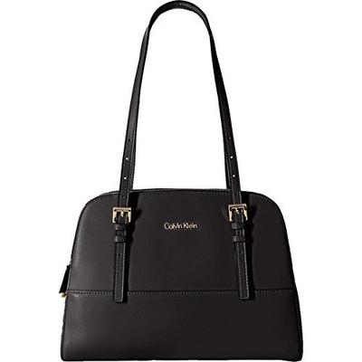 新低！Calvin Klein Glazed Satchel 真皮手提包