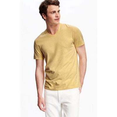 反季清仓！Old Navy清爽杂色经典V领男式短袖T恤712308-1