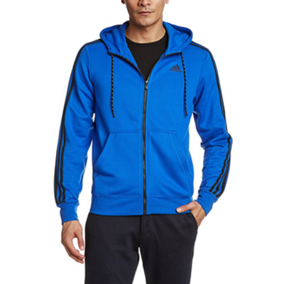 运动休闲！adidas阿迪达斯ESSENTIALS男士针织茄克