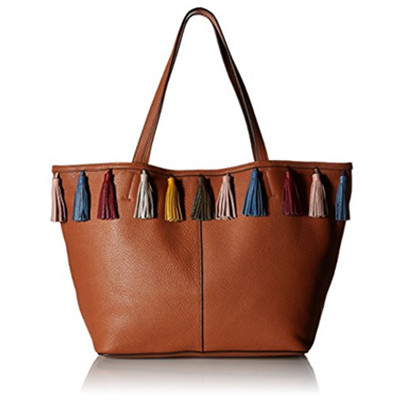 设计感十足！Rebecca Minkoff Sofia Tote 真皮流苏单肩包