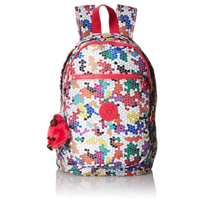 印花设计！Kipling Challenger II 休闲双肩包