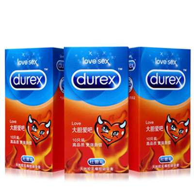 动感设计！Durex杜蕾斯避孕套安全套LOVE10只*3
