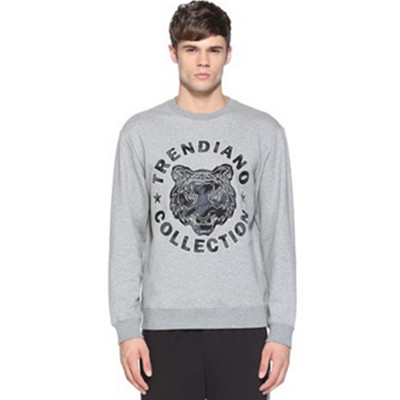 价格不错！TRENDIANO棉质虎头字母圆领卫衣外套3HC304660E