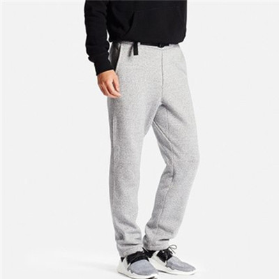 运动休闲！UNIQLO优衣库男装仿羊羔绒运动长裤180742