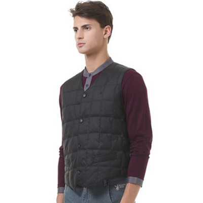贴身保暖！花花公子男士羽绒马甲28401