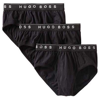黑五倒计时！BOSS HUGO BOSS 男士经典纯棉内裤3条装