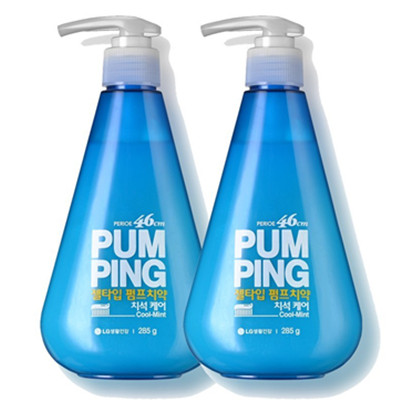 长效耐用！Perioe倍瑞傲 按压式液体牙膏 285g*2支