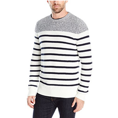 黑五倒计时！诺帝卡Nautica Breton 男士条纹针织衫