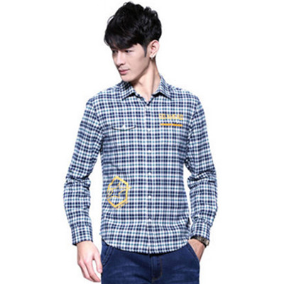 经典格子！真维斯格子方领衬衣56-131503