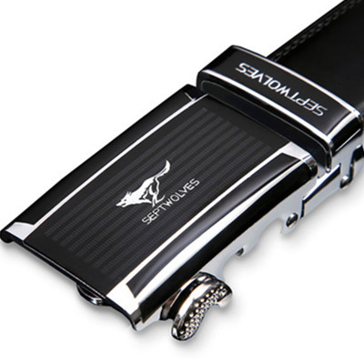 休闲百搭！七匹狼男士自动扣皮带7A01041010