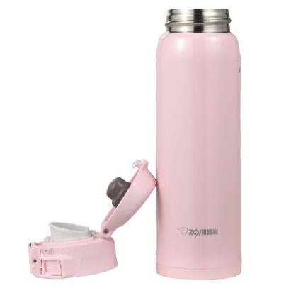 中亚海外购！象印不锈钢真空保温杯 480ml 珍珠粉色