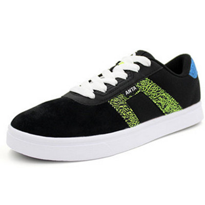 时尚有型！安踏反绒皮韩版板鞋11548003