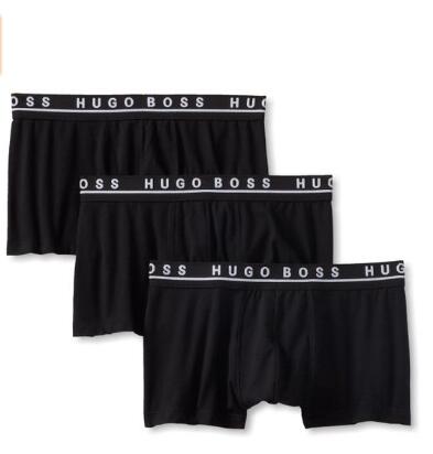 中亚海外购！HUGO BOSS  男士 平角内裤3条装