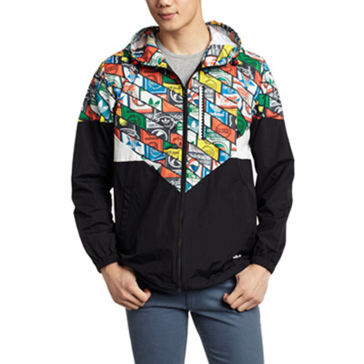 双色齐降！adidas Originals男式FASHION防风衣