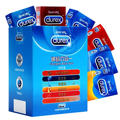 超强刺激！Durex杜蕾斯避孕套缤纷六合一20只装