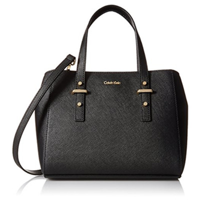 黑五倒计时！Calvin Klein Saffiano Mini 女士手提斜挎包