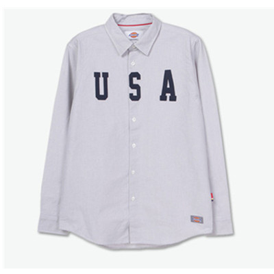 休闲个性！Dickies 男士“USA”长袖衬衫