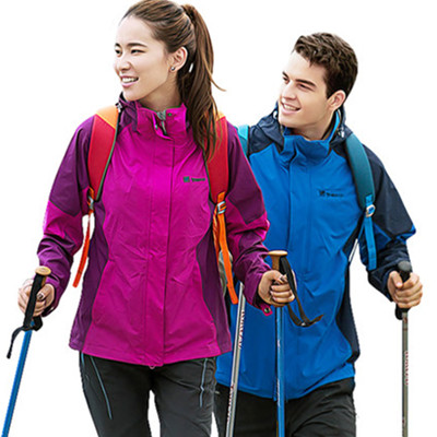 近期好价！探路者三合一男女冲锋衣KAWD91430
