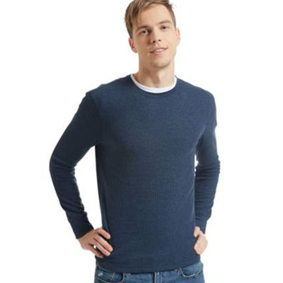 简约设计！Old Navy男装百搭纯色圆领长袖上衣293498