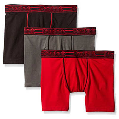 黑五倒计时！Reebok 锐步 男士平角内裤 3条装