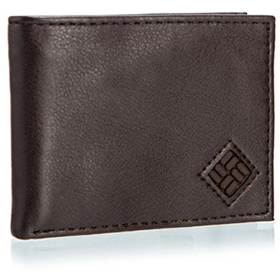 黑五倒计时！Columbia哥伦比亚男士两褶超薄真皮钱包
