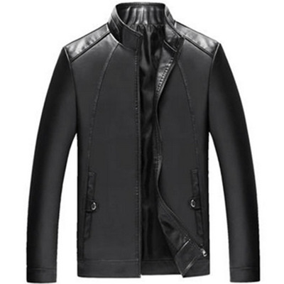 型男之选！啄木鸟男装男士PU皮夹克