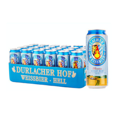 秒杀好价！德拉克浑浊型纯正小麦啤酒500ml*24听