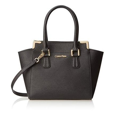 黑五倒计时！Calvin Klein On My Corner 十字压纹真皮女包