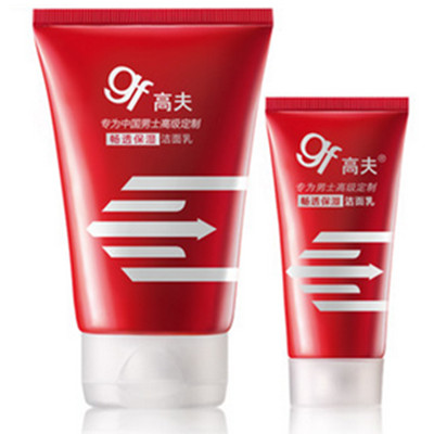 深层清洁！高夫GF男士畅透保湿洁面乳80g+50g
