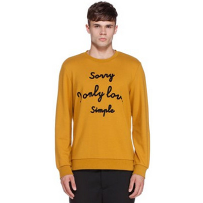 帅气减龄！TRENDIANO棉质宽松字母套头卫衣3153040890