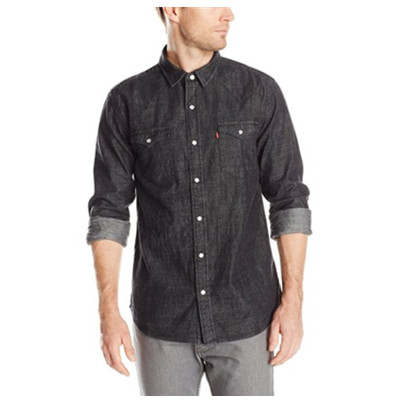 黑五倒计时！Levi's 李维斯 Standard Barstow 男士牛仔衬衫