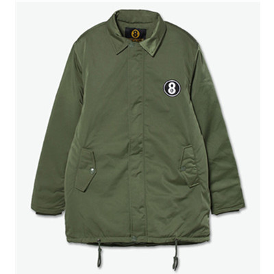 保暖有型！Eight guys logo绣标工装棉衣