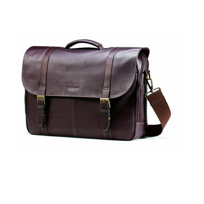 黑五来了！新秀丽Samsonite Colombian 17寸复古真皮公文包