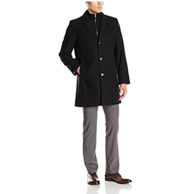 黑五来了！Tommy Hilfiger 男士长款单排扣羊毛大衣