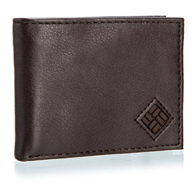 黑五来了！Columbia哥伦比亚男士两褶超薄真皮钱包