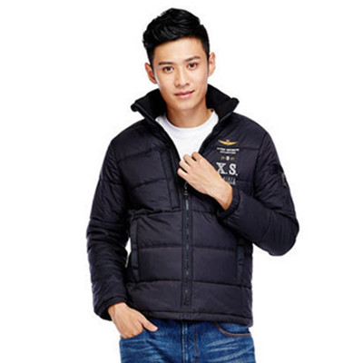 白菜价！特步男士运动棉衣防寒保暖棉服987429180411