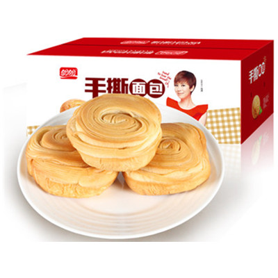 奶香浓郁！盼盼手撕面包整箱1000g