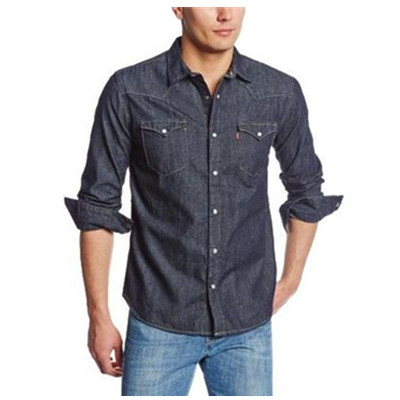黑五来了！Levi's 李维斯Denim Western男士牛仔衬衫