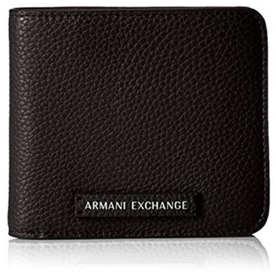 黑五来了！Armani Exchange 阿玛尼卵石纹钱包