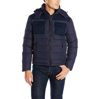 黑五来了！Kenneth Cole Mixed-Media男士棉衣
