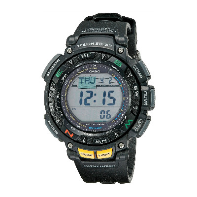 中亚海外购！CASIO手表 钛合金防水经典登山男表 PRG-240T