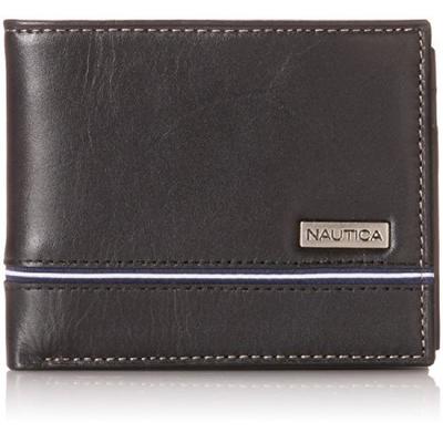 黑五来了！Nautica 诺帝卡 男款多卡槽真皮钱包