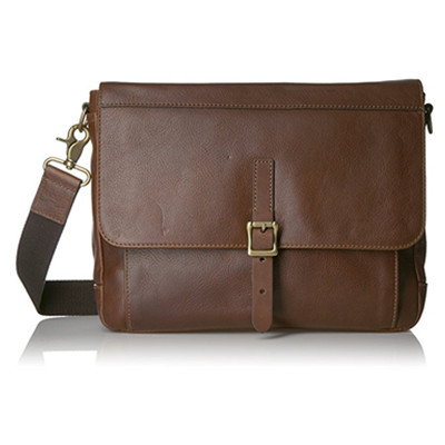 黑五来了！​Fossil Defender 男士真皮斜挎包